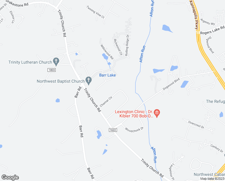 map of restaurants, bars, coffee shops, grocery stores, and more near 6338 Chamar Circle in Kannapolis