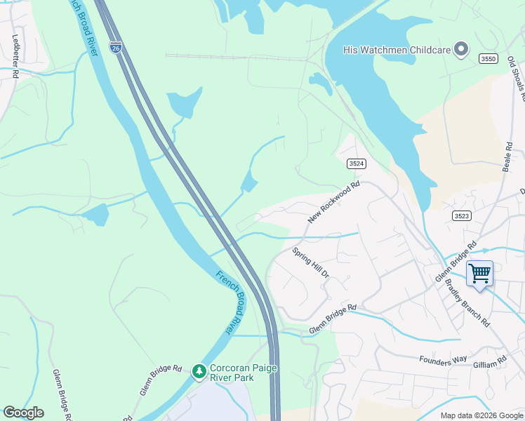 map of restaurants, bars, coffee shops, grocery stores, and more near 20 Mahogany Road in Arden