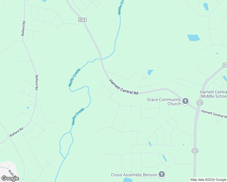 map of restaurants, bars, coffee shops, grocery stores, and more near 110 Bellini Drive in Angier