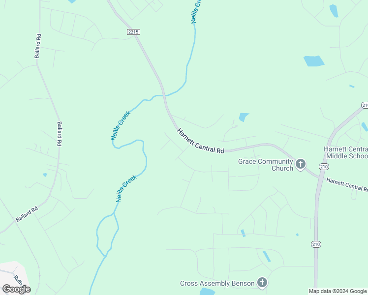 map of restaurants, bars, coffee shops, grocery stores, and more near 62 Bellini Drive in Angier