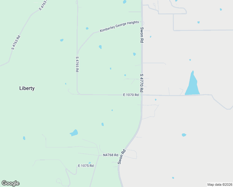 map of restaurants, bars, coffee shops, grocery stores, and more near 476877 East 1070 Road in Muldrow