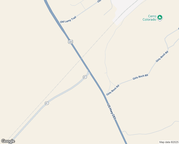 map of restaurants, bars, coffee shops, grocery stores, and more near New Mexico 41 in Santa Fe