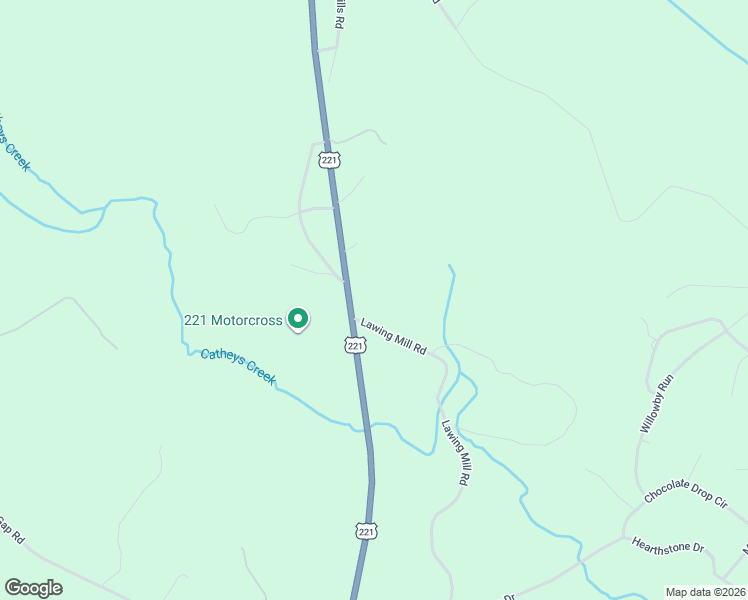 map of restaurants, bars, coffee shops, grocery stores, and more near 902 Lawing Mill Road in Union Mills