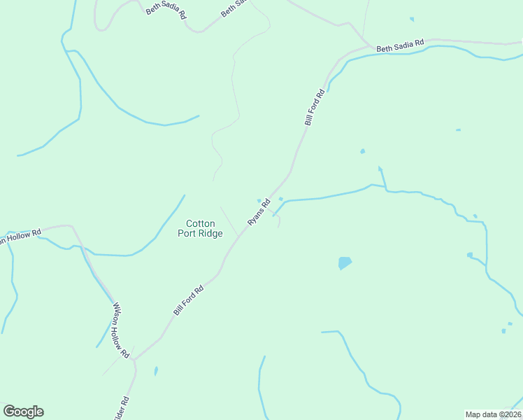 map of restaurants, bars, coffee shops, grocery stores, and more near Bill Ford Road in Meigs County