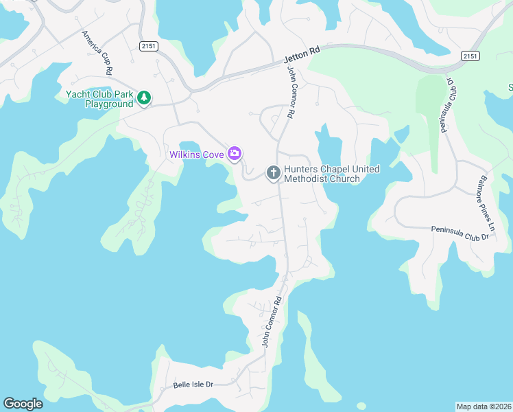 map of restaurants, bars, coffee shops, grocery stores, and more near 18355 John Connor Road in Cornelius
