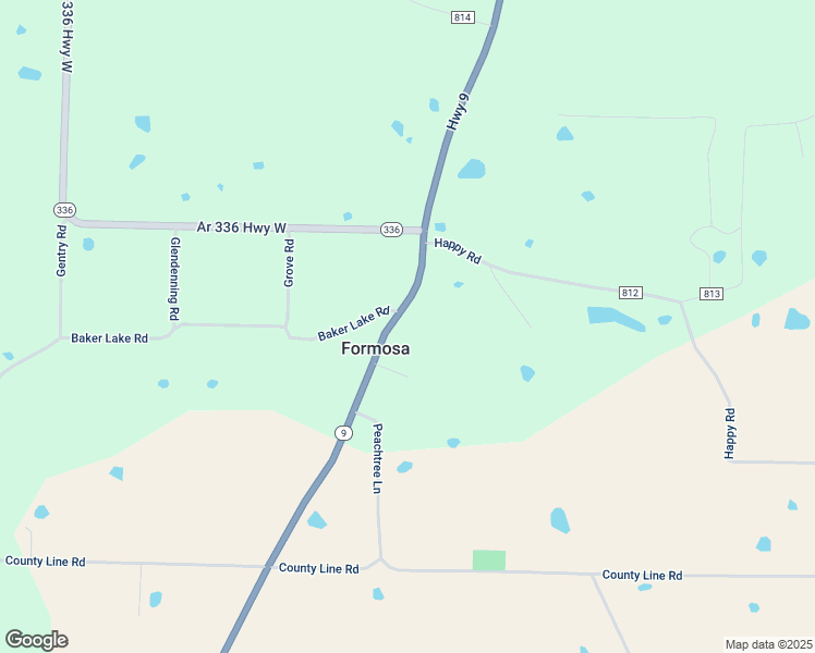 map of restaurants, bars, coffee shops, grocery stores, and more near 6804 Arkansas 9 in Clinton