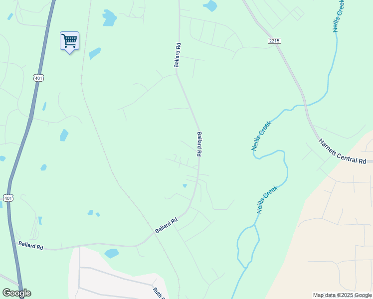 map of restaurants, bars, coffee shops, grocery stores, and more near 61 Jay Matthews Lane in Fuquay-Varina