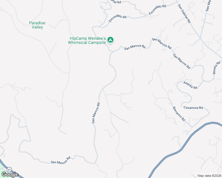 map of restaurants, bars, coffee shops, grocery stores, and more near 10665 San Marcos Road in Atascadero