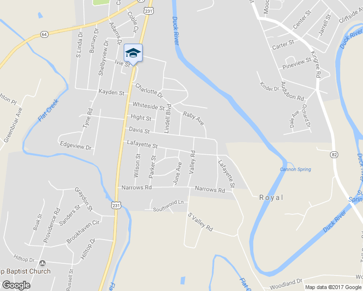 map of restaurants, bars, coffee shops, grocery stores, and more near 501 Lafayette Street in Shelbyville