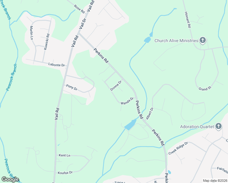 map of restaurants, bars, coffee shops, grocery stores, and more near 101-111 Faye Court in Pikeville