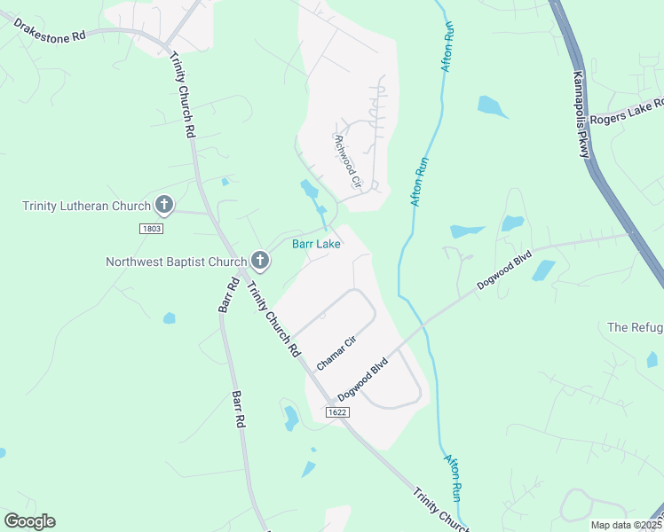 map of restaurants, bars, coffee shops, grocery stores, and more near 6405 Stone Ridge Court in Kannapolis