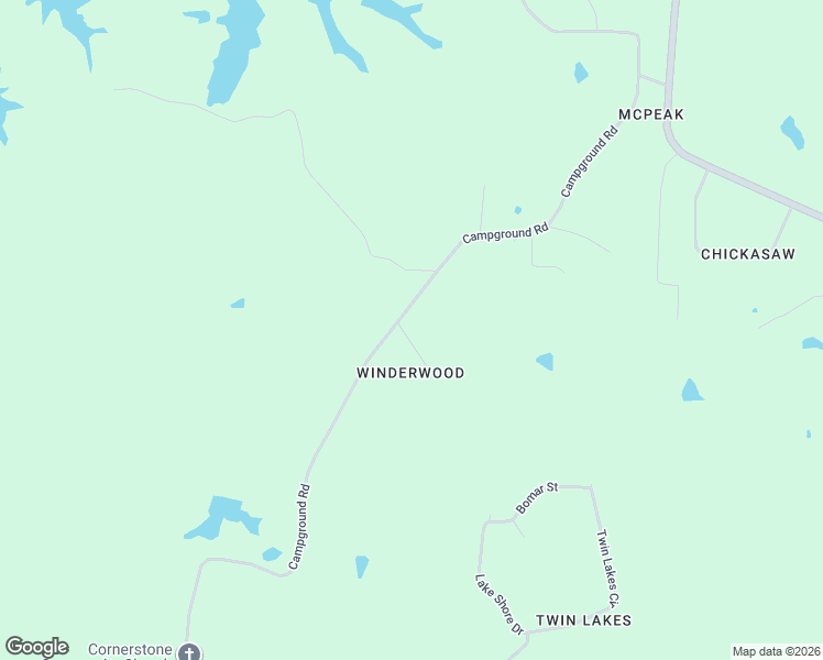 map of restaurants, bars, coffee shops, grocery stores, and more near 5760 Campground Road in Munford