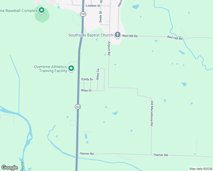 map of restaurants, bars, coffee shops, grocery stores, and more near 1709 Riley Circle in Alma