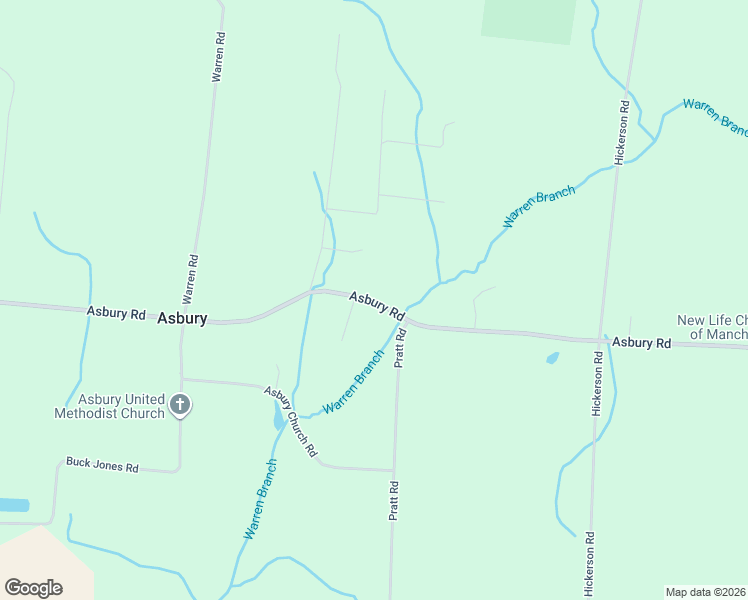 map of restaurants, bars, coffee shops, grocery stores, and more near 4150 Asbury Road in Manchester