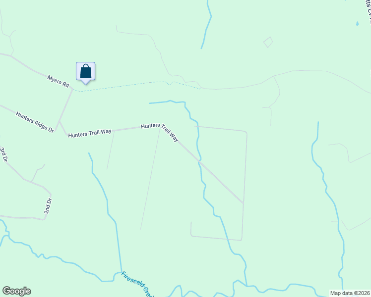 map of restaurants, bars, coffee shops, grocery stores, and more near Hunters Trail Way in BEERSHBA SPGS