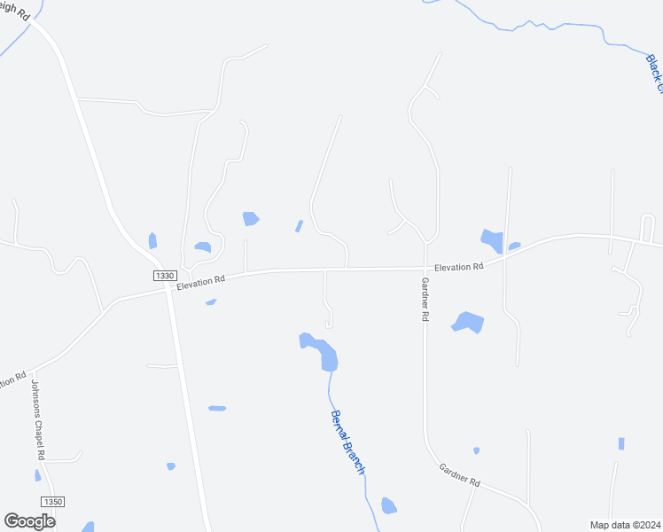 map of restaurants, bars, coffee shops, grocery stores, and more near 2280 Elevation Road in Four Oaks