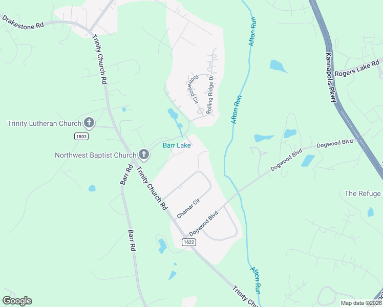 map of restaurants, bars, coffee shops, grocery stores, and more near 3579 Farmstone Court in Kannapolis