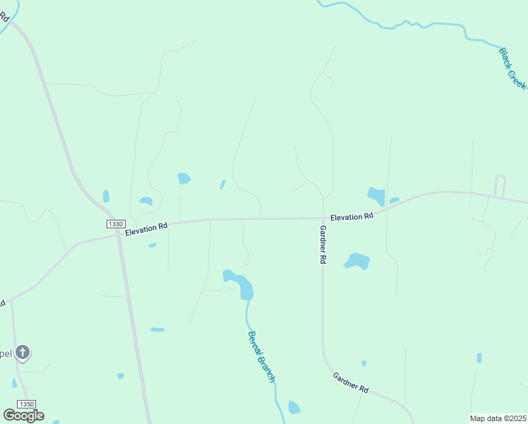 map of restaurants, bars, coffee shops, grocery stores, and more near 2280 Elevation Road in Four Oaks