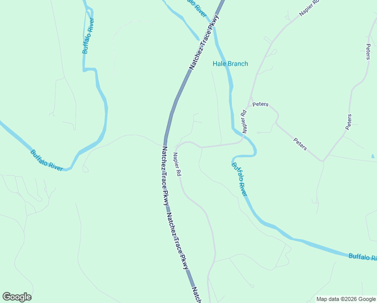 map of restaurants, bars, coffee shops, grocery stores, and more near 694 Napier Road in Hohenwald