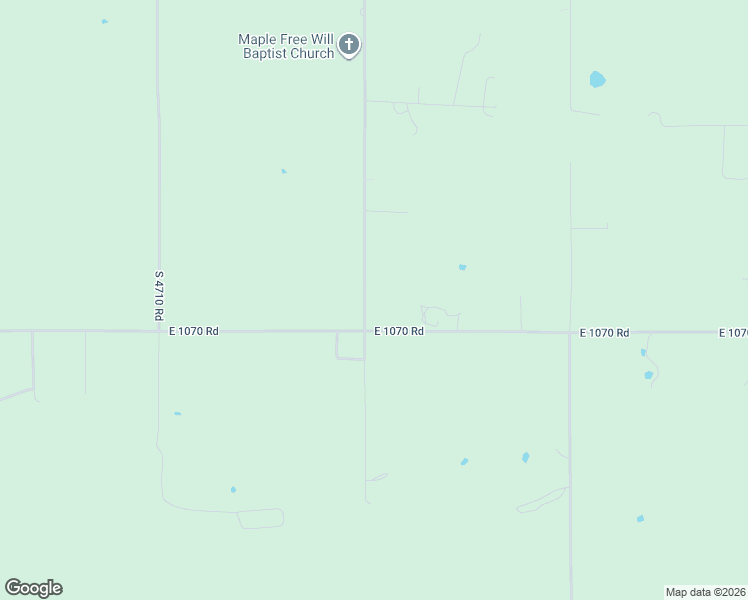 map of restaurants, bars, coffee shops, grocery stores, and more near 106911 South 4715 Road in Muldrow