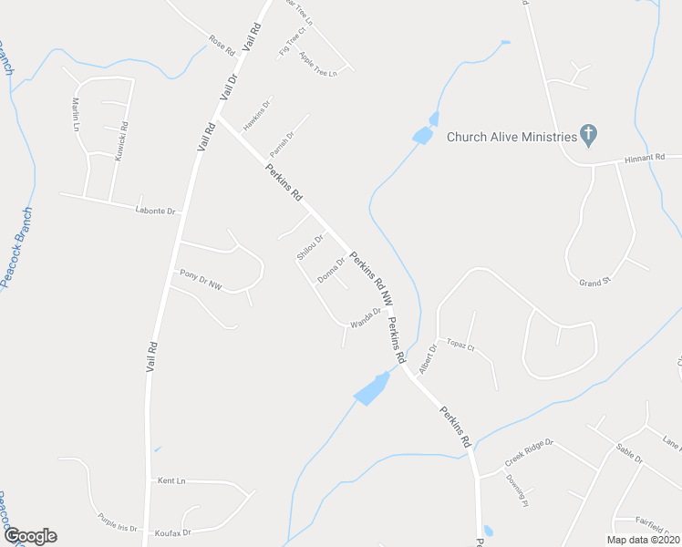 map of restaurants, bars, coffee shops, grocery stores, and more near 102 Donna Drive in Pikeville