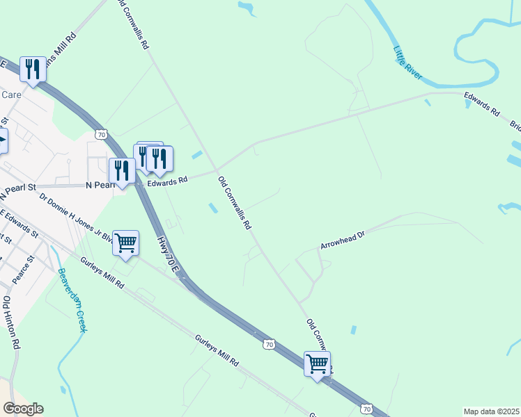 map of restaurants, bars, coffee shops, grocery stores, and more near 44 Crescent Drive in Princeton