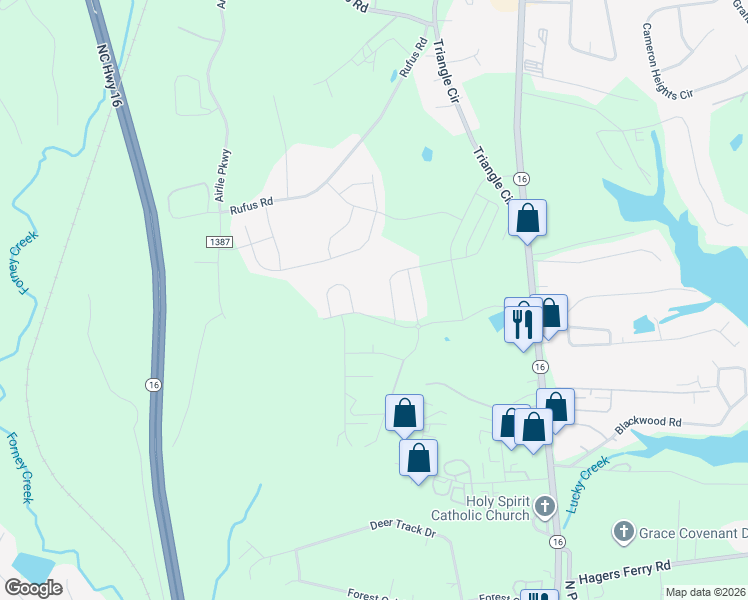 map of restaurants, bars, coffee shops, grocery stores, and more near 7669 Jesse Paul Trail in Denver