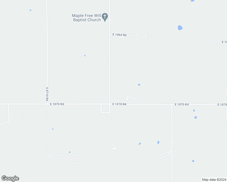 map of restaurants, bars, coffee shops, grocery stores, and more near 106911 South 4715 Road in Muldrow