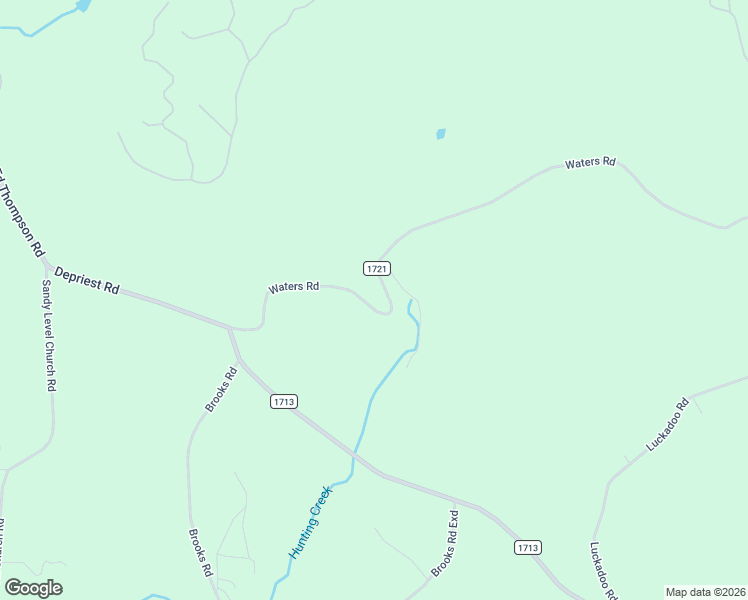 map of restaurants, bars, coffee shops, grocery stores, and more near 319 Waters Road in Bostic