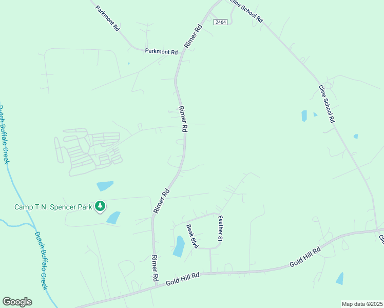 map of restaurants, bars, coffee shops, grocery stores, and more near 3600 Rimer Road in Concord
