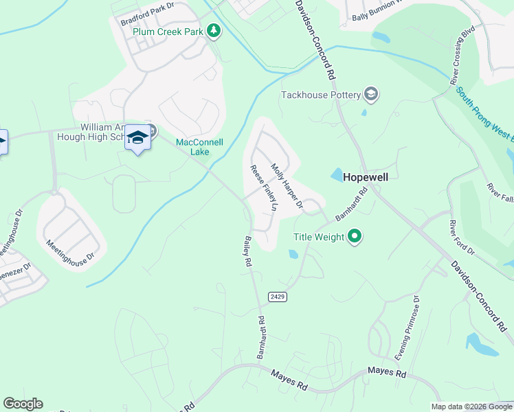 map of restaurants, bars, coffee shops, grocery stores, and more near 14012 Cameryn Elise Drive in Cornelius