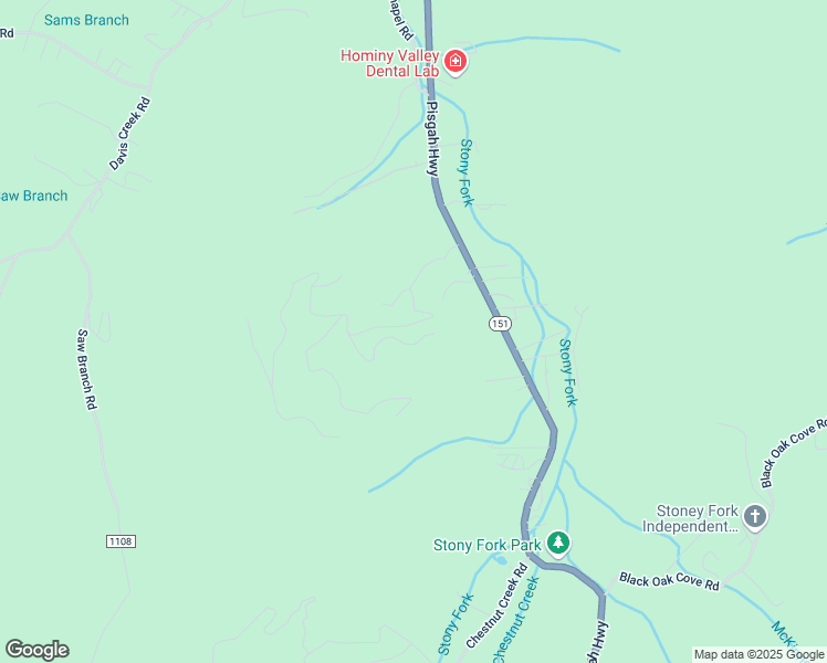 map of restaurants, bars, coffee shops, grocery stores, and more near 79 Treetops Drive in Candler