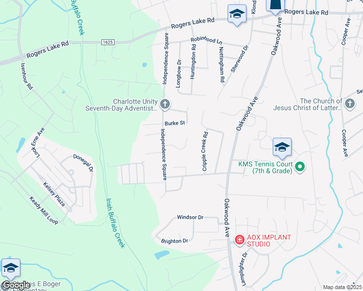 map of restaurants, bars, coffee shops, grocery stores, and more near 1246 Brecken Ct in Kannapolis