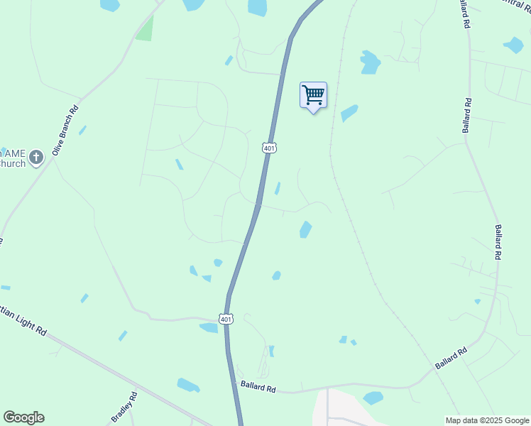 map of restaurants, bars, coffee shops, grocery stores, and more near 5546 U.S. 401 in Fuquay-Varina