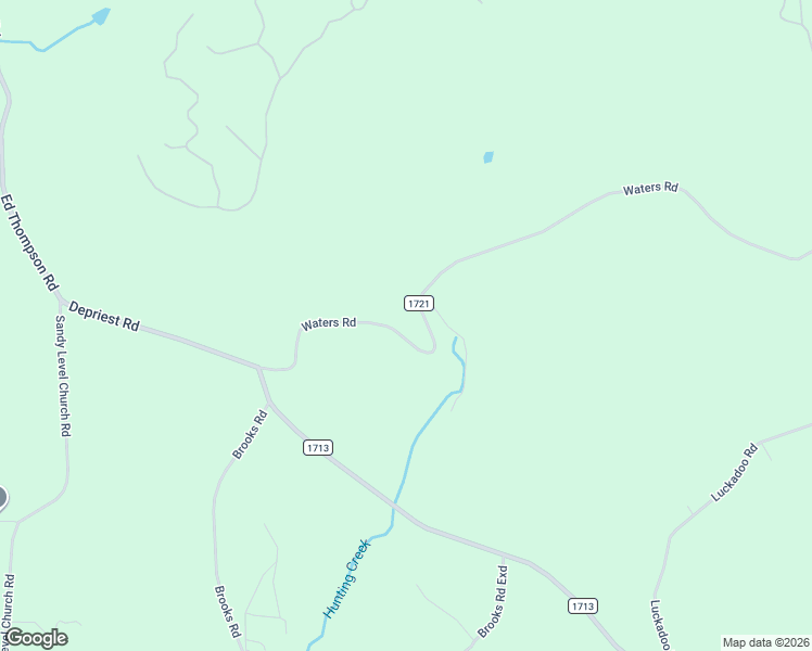 map of restaurants, bars, coffee shops, grocery stores, and more near 319 Waters Road in Bostic