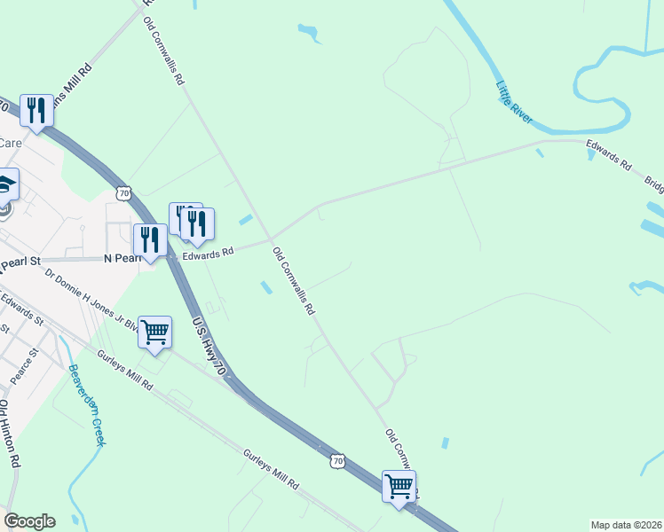 map of restaurants, bars, coffee shops, grocery stores, and more near 55 Crescent Drive in Princeton