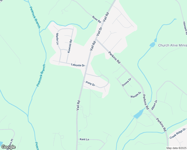 map of restaurants, bars, coffee shops, grocery stores, and more near 107 Farmingdale Drive in Pikeville