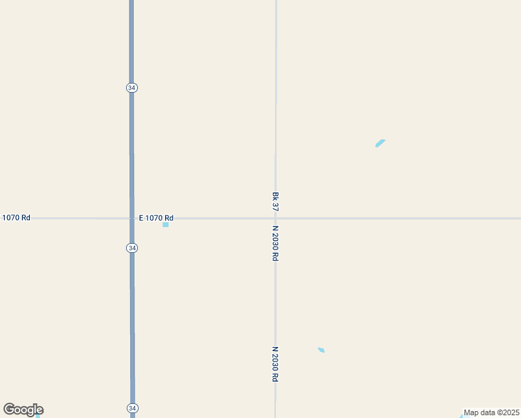 map of restaurants, bars, coffee shops, grocery stores, and more near 20295 East 1070 Road in Elk City