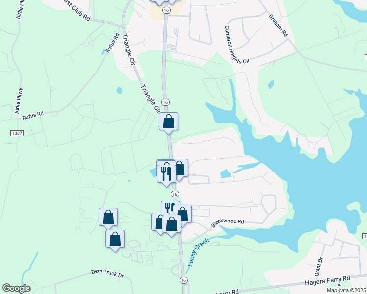 map of restaurants, bars, coffee shops, grocery stores, and more near 7804 Harbor Master Court in Denver
