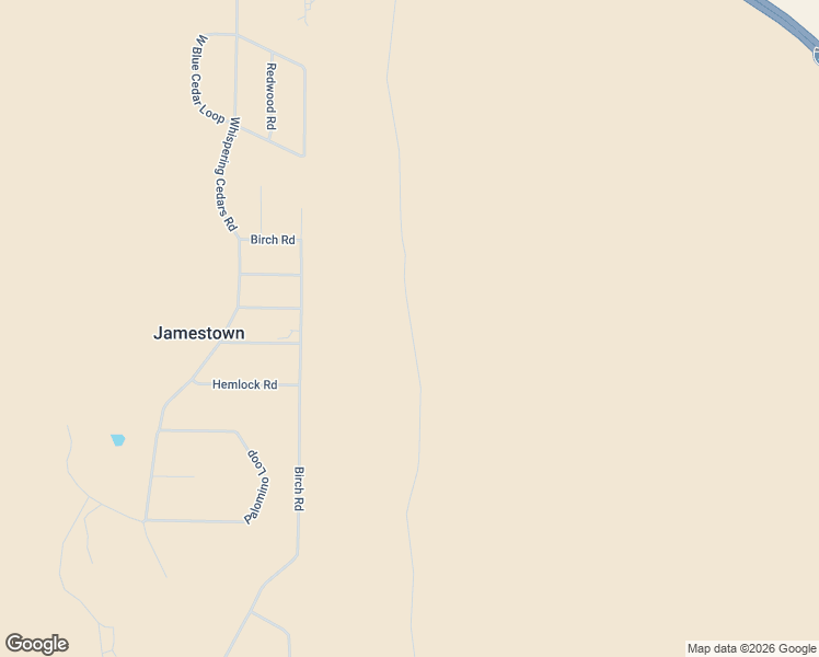 map of restaurants, bars, coffee shops, grocery stores, and more near in Jamestown