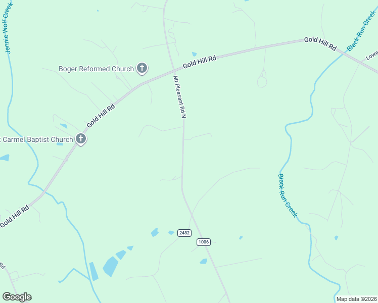 map of restaurants, bars, coffee shops, grocery stores, and more near 3512 Mount Pleasant Road North in Concord