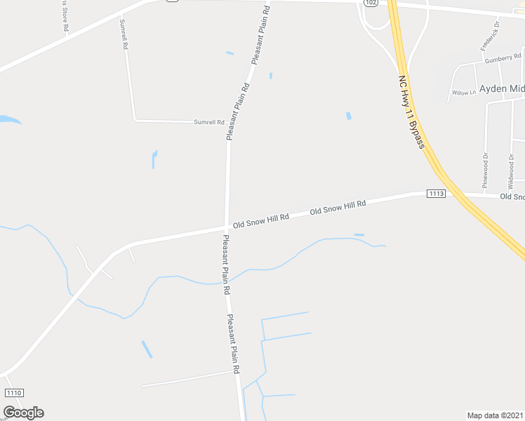 map of restaurants, bars, coffee shops, grocery stores, and more near 522 Old Snow Hill Road in Ayden