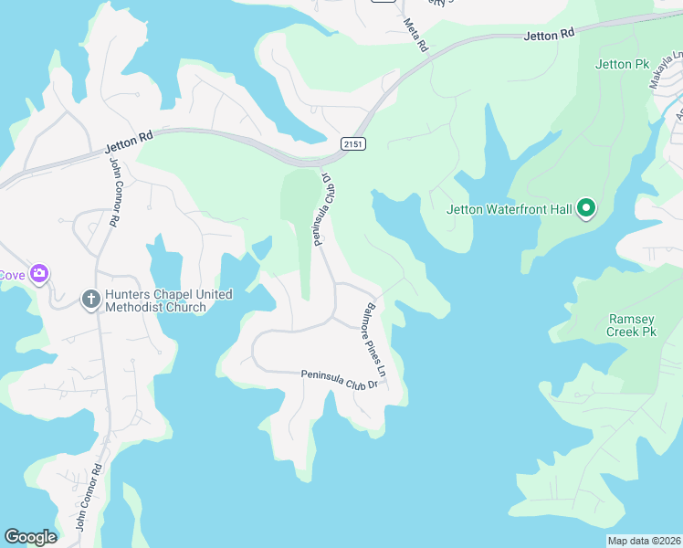 map of restaurants, bars, coffee shops, grocery stores, and more near 18901 Peninsula Club Drive in Cornelius