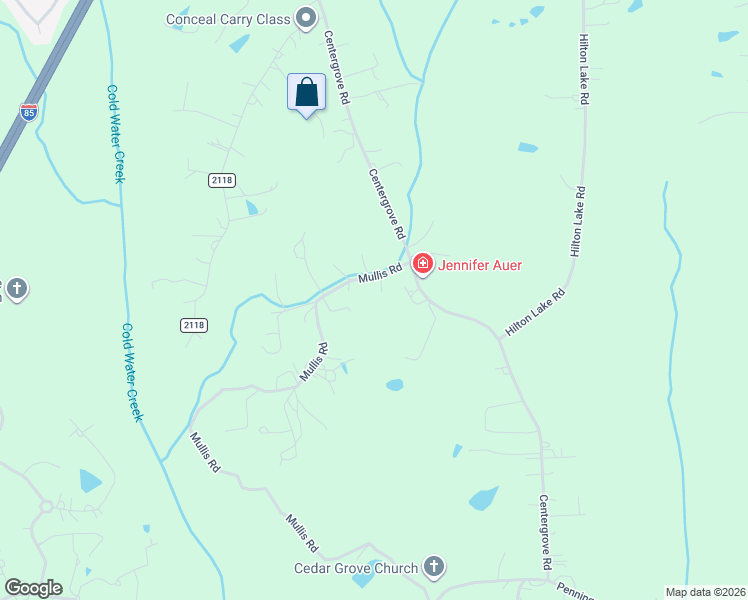 map of restaurants, bars, coffee shops, grocery stores, and more near 4460 Mullis Road in Kannapolis