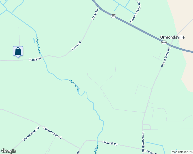 map of restaurants, bars, coffee shops, grocery stores, and more near 2983 Ormondsville Road in Ayden