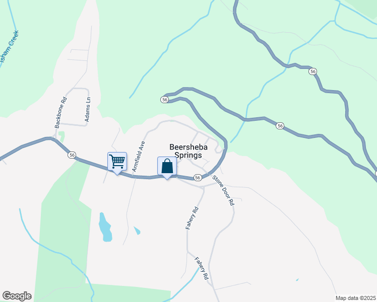 map of restaurants, bars, coffee shops, grocery stores, and more near in Beersheba Springs