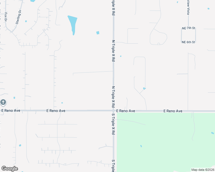 map of restaurants, bars, coffee shops, grocery stores, and more near 237 North Triple X Road in Choctaw
