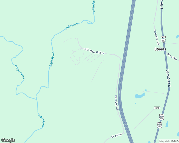 map of restaurants, bars, coffee shops, grocery stores, and more near 558 Little River Golf Drive in Seagrove