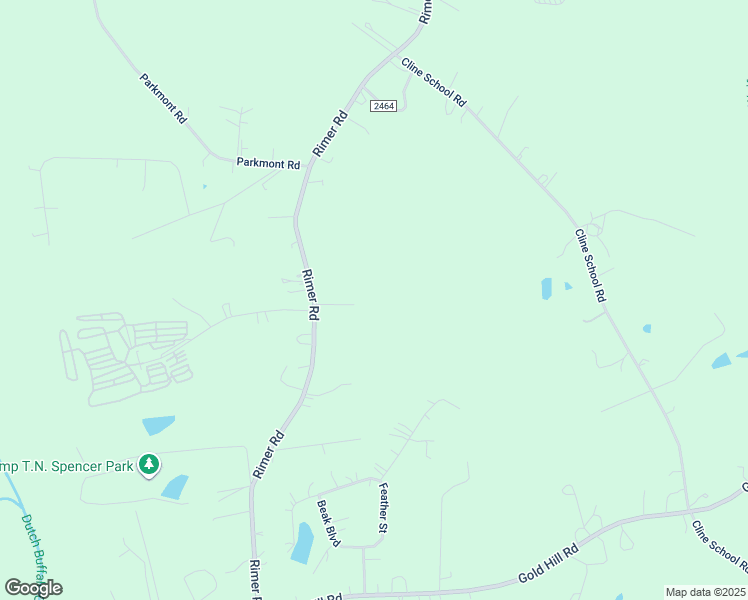 map of restaurants, bars, coffee shops, grocery stores, and more near 3700 Rimer Road in Concord