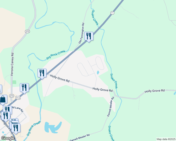 map of restaurants, bars, coffee shops, grocery stores, and more near 1503 Patrick Drive in Lewisburg